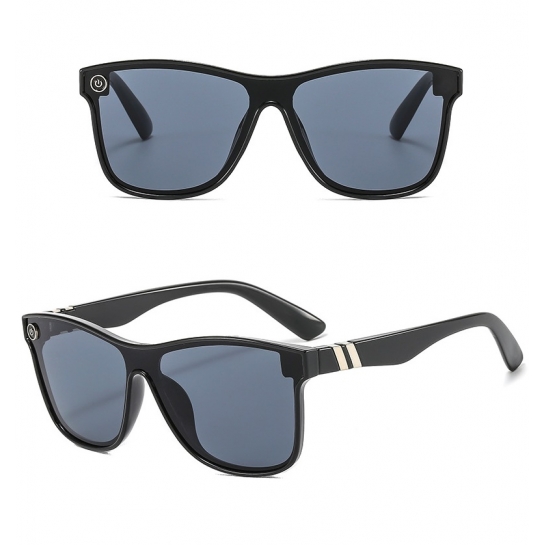 Męskie okulary przeciwsłoneczne pełne MAXAIR z filtrem UV400 czarne ST-MAX2